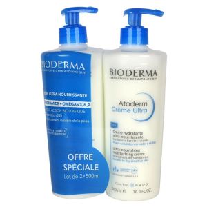Atoderm Cr Ultra Nourr 500Mlx2