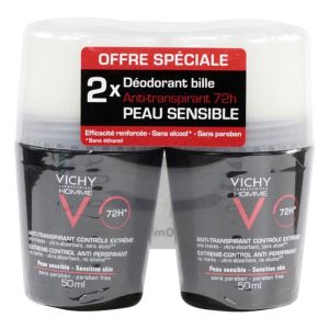 Vichy H Deod Bille 50Mlx2    C