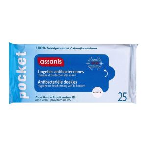 Assanis Pocket Ling Antibact Mains Paq/25