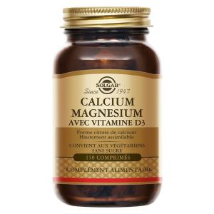 Solgar Calcium Magnésium Vit D Tabl P/150