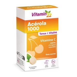 Vitamin'22 Acerola 1000 Cpr Croq24