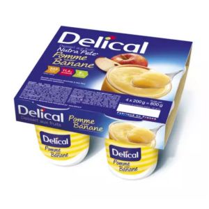 Delical Nutra Pote Pom/Ban 200G X4