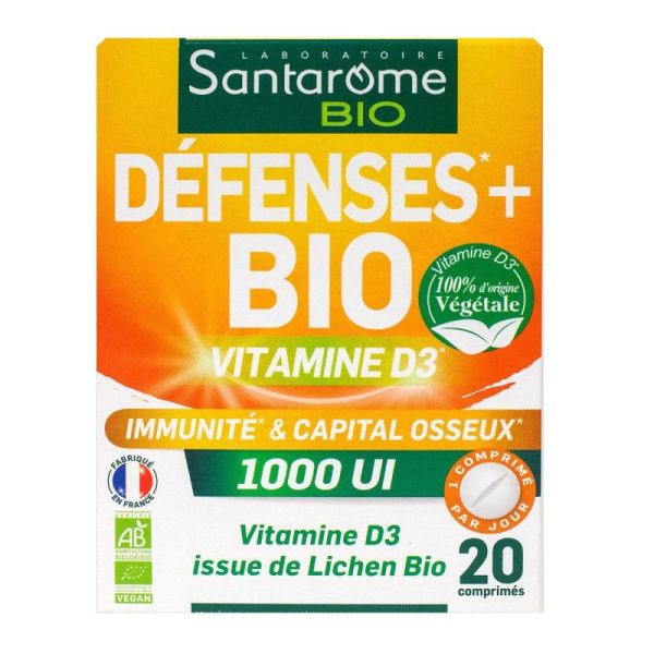 Santarome Bio Vit D3 Veg Cpr 20
