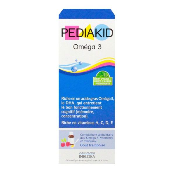 Pediakid Omega 3 Sp Framboise Fl/125Ml
