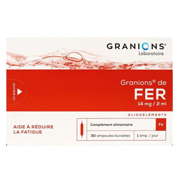Granions Fe Amp Buv 2Ml 30