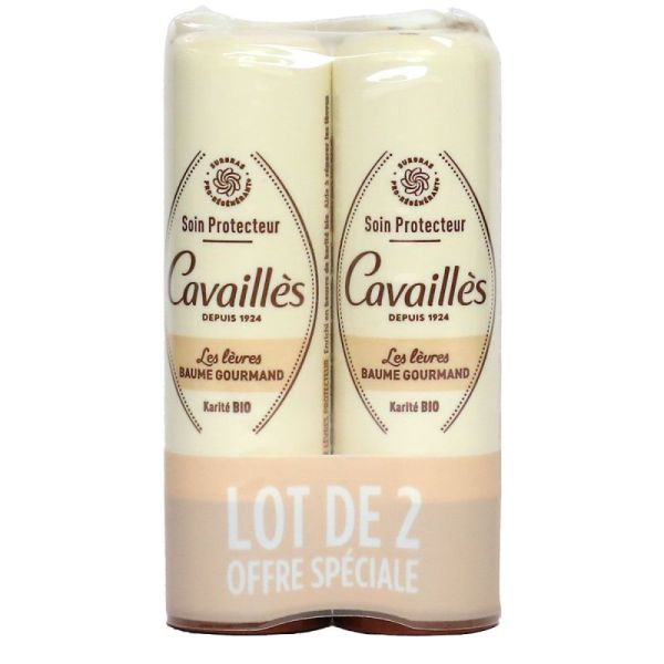 Cavailles Baume Levre Gourmand Duo