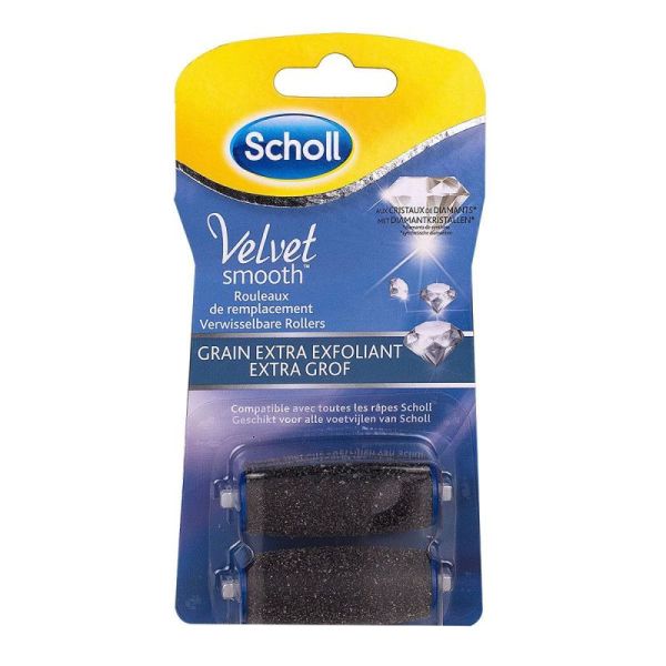 Scholl V Sm Ex P Roul Rempl Grn Ext Exfol B/2