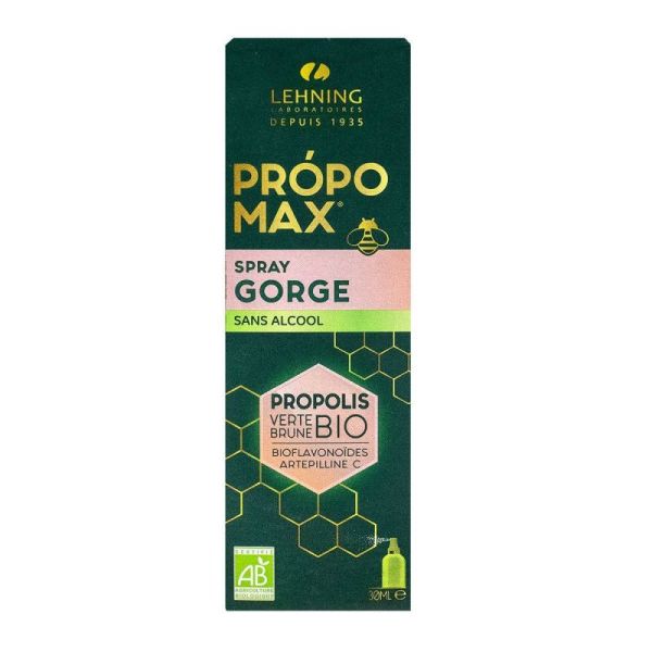Propomax Spray Gorge S/Alcool 30Ml