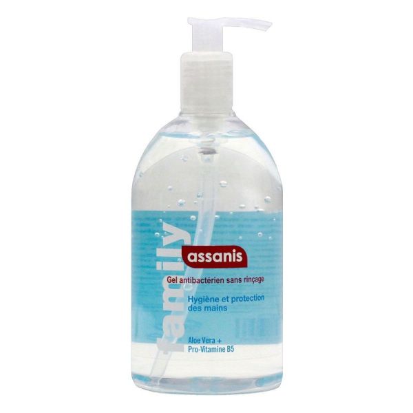Assanis Family Gel Antibactér Main 500Ml