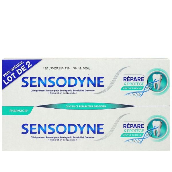Sensodyne Rép & P Pâte Dtf Ment Fr 2T/75Ml6